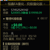 恒鑫EA量化-V26强化版（MT5）